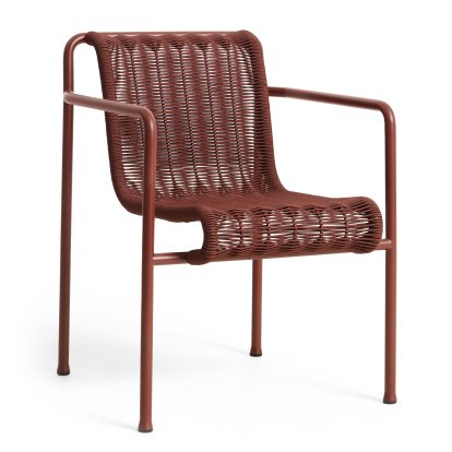 Palissade Dining Armlehnstuhl Cord, Iron red