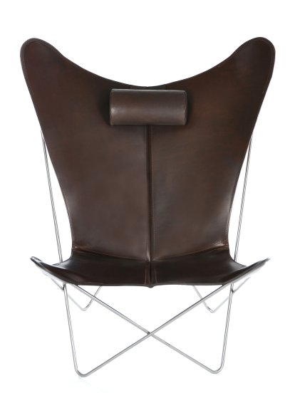 KS Chair, Mokka, Edelstahl